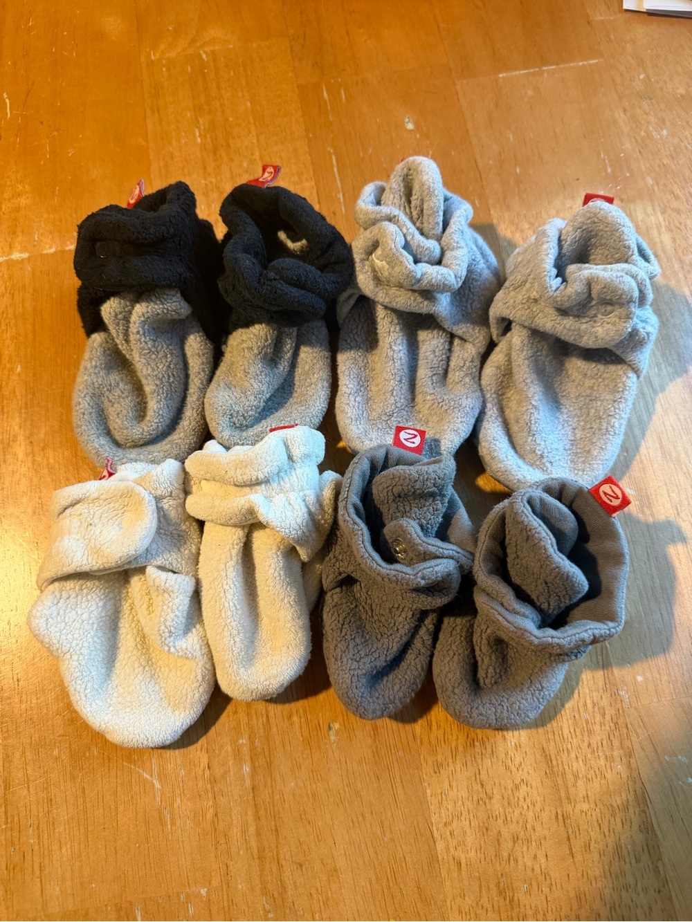 Zutano Fleece Baby Bootie Bundle 6/18/24mo